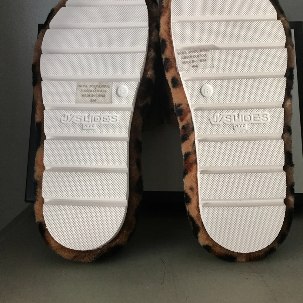 💝NWT GENUINE WOOL SHEARLING SANDALS SLIPPERS SLIDES J SLIDES💝 - Picture 5 of 12